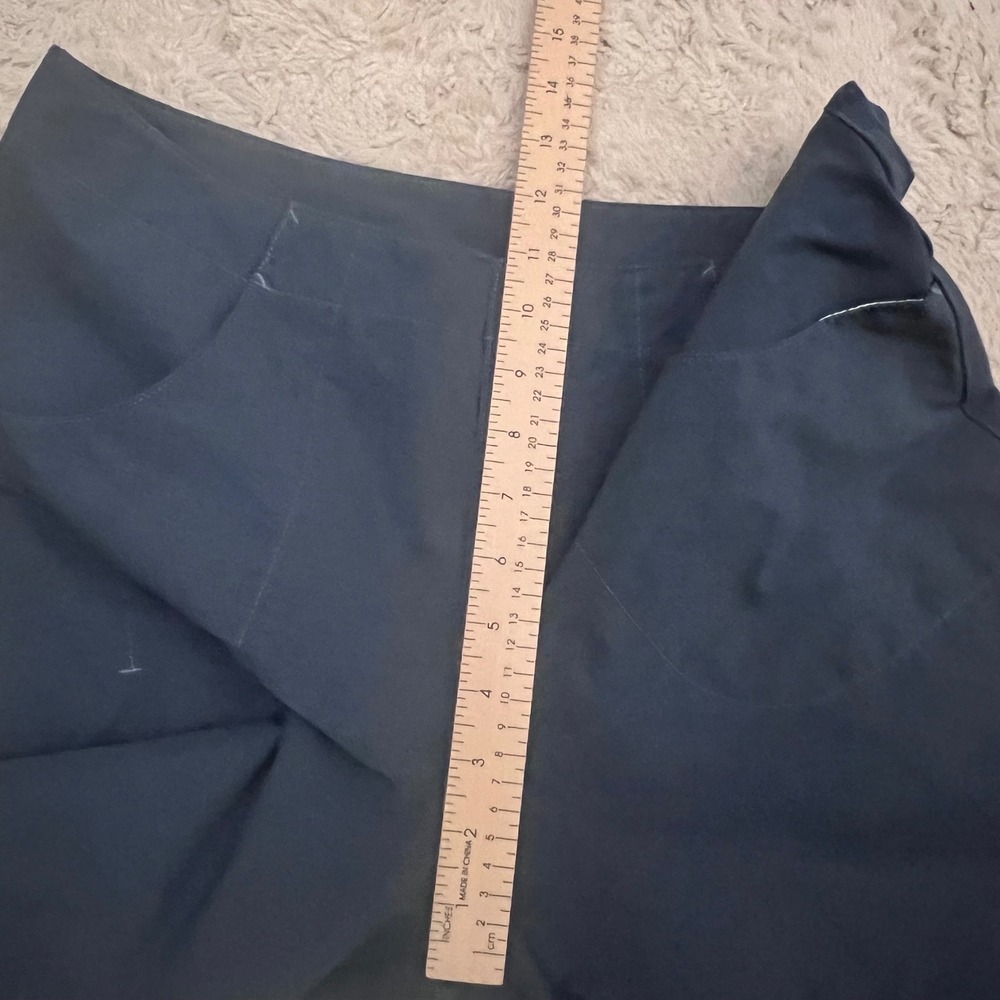 Title Nine Clamber Hiking Shorts Womens 12 Blue Gray Nylon Stretch Gorpcore 7 in - Picture 8 of 9